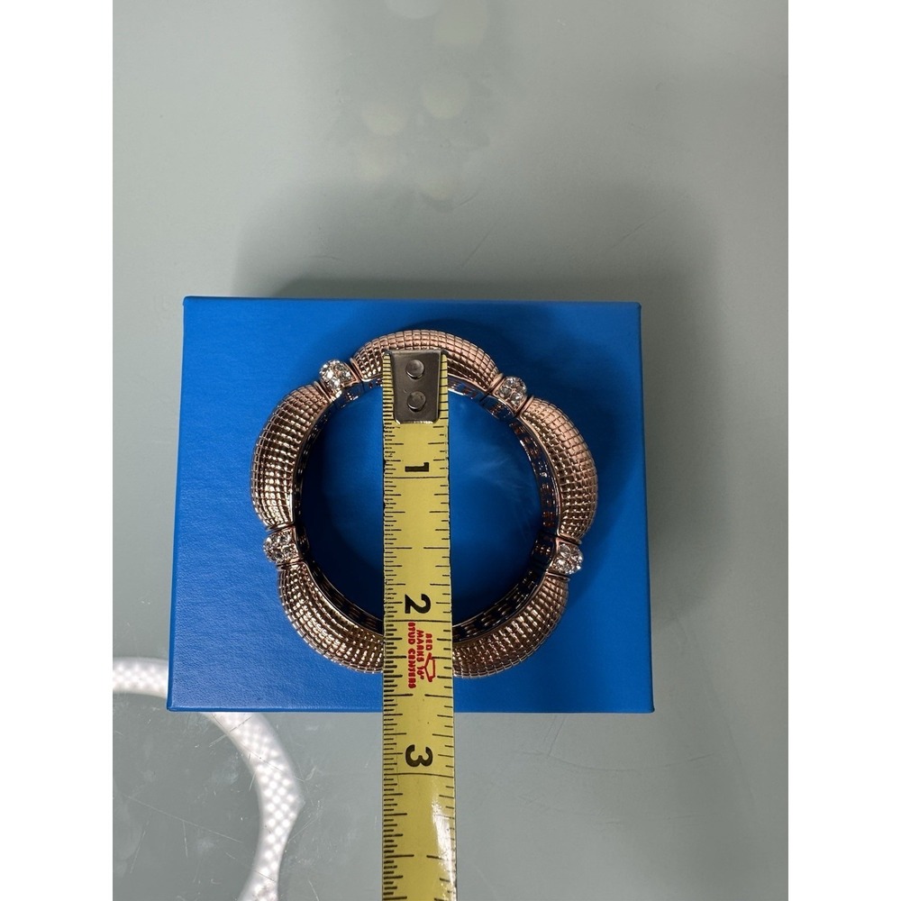 Joan Boyce Bracelet Rose gold with Crystal. New - Picture 7 of 10